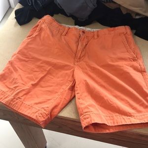 Orange Polo Dress Shorts